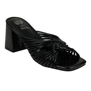 New Josie Black Flat Sandal #2